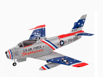 HSD F-86 Sabre Blue Sky Blazer 120mm PNP 
