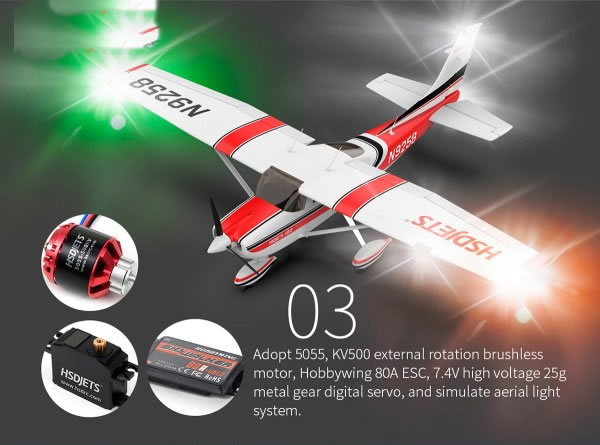 HSD Cessna 182 2000mm Blue PNP RC Airplane