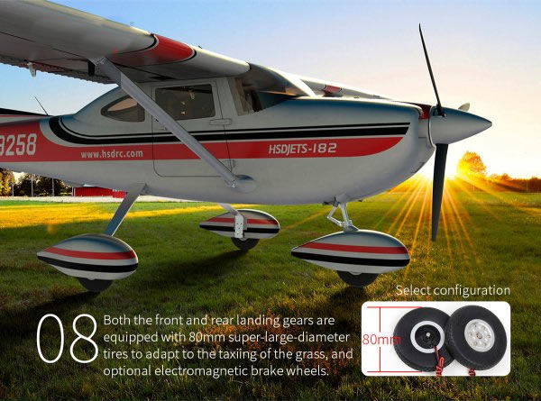 HSD Cessna 182 2000mm Blue PNP RC Airplane