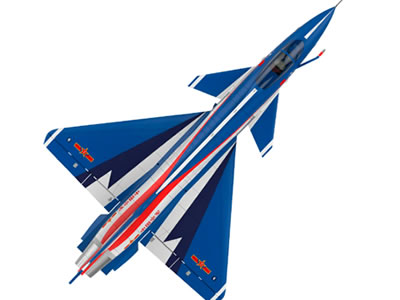 HSD HJ-10 FRP CAF NEW (DARK BLUE) Colors PNP RC Jet