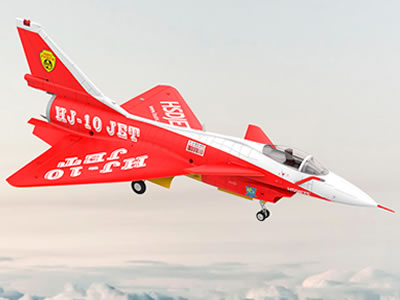 HSD HJ-10 Red White Colors PNP RC Jet